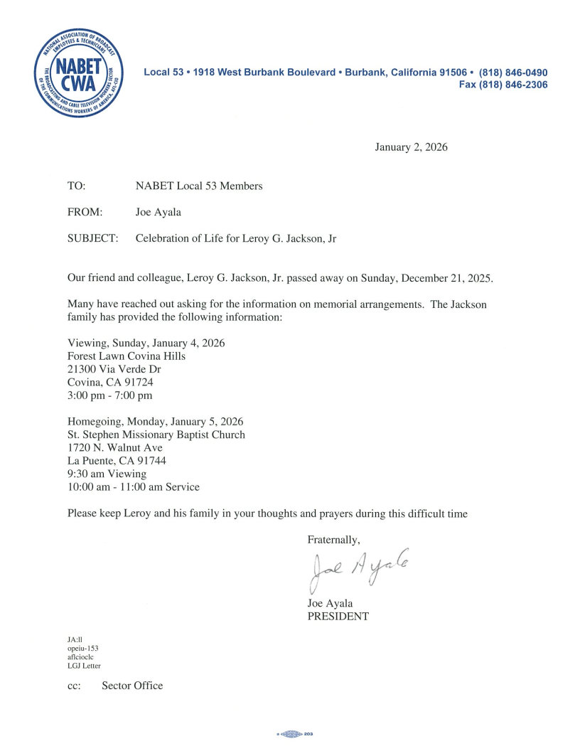 LGJ Celebraion of Life